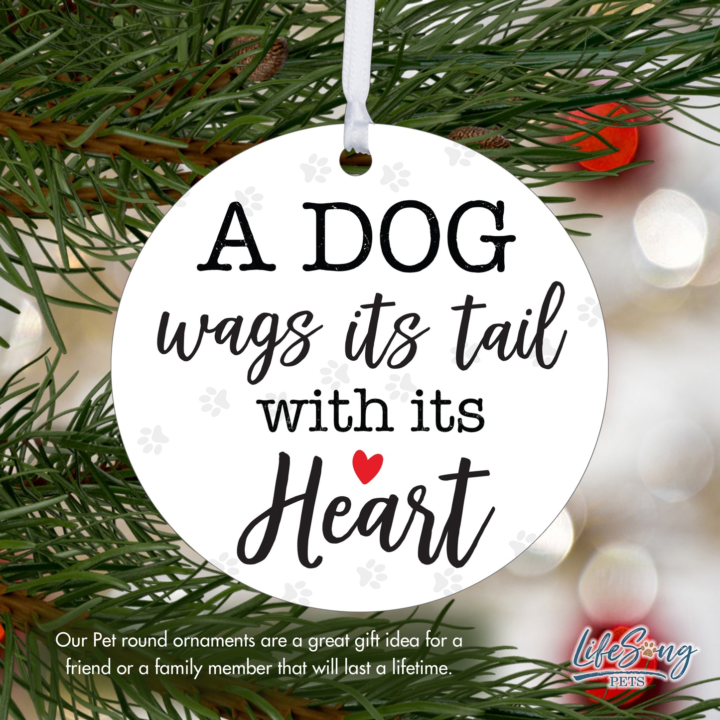 Dog Christmas ornament