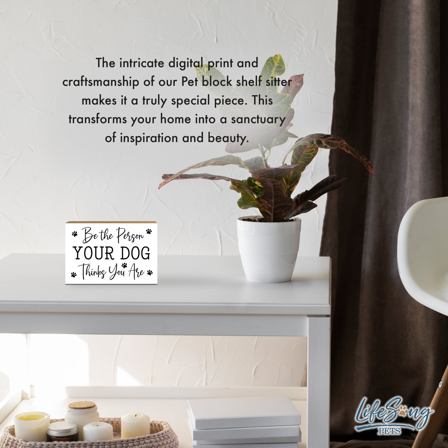 Pet Shelf Sitter - Tabletop Decor for Dog Lovers