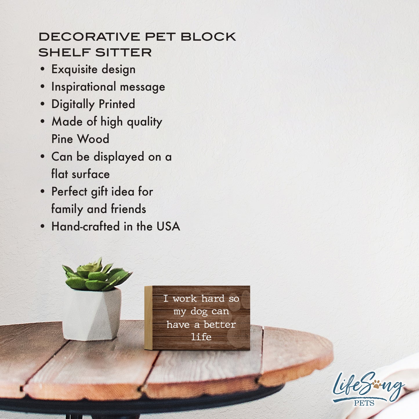 Tabletop Decor for Dog Lovers- Perfect Tabletop Decoration for Furry Friends