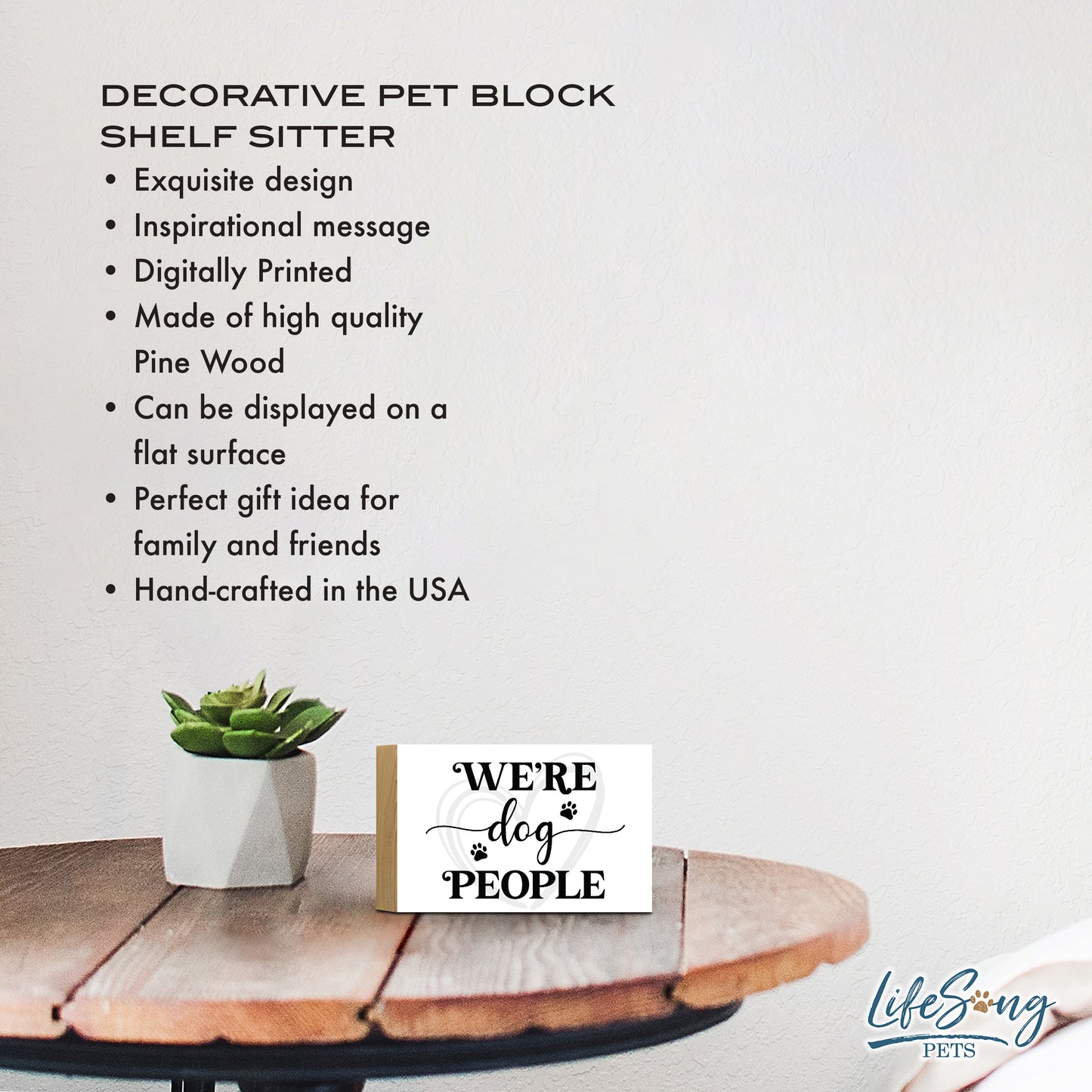 Handcrafted Pet Shelf Sitter Ornament – Tabletop Decor for Pets Dogs Puppy