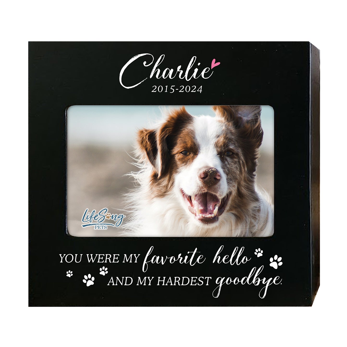 Personalized Wooden Pet Urn with Photo – Handcrafted Pet Remembrance Urn for Dogs & Cats - You Were My Favorite