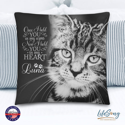 pet memorial pillows customized with pet dog or cat photo