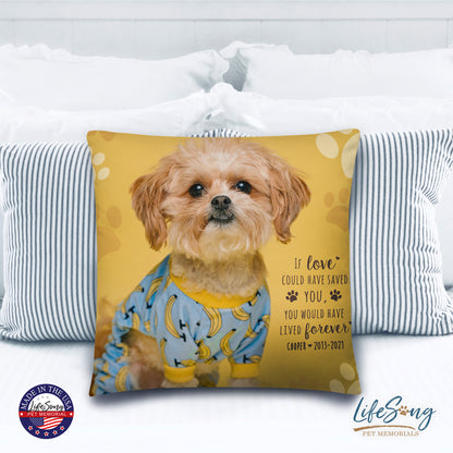 pet memorial pillows customized with pet dog or cat photo