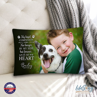 Personalized Pet Loss Memorial Pillow | My Loyal Companion