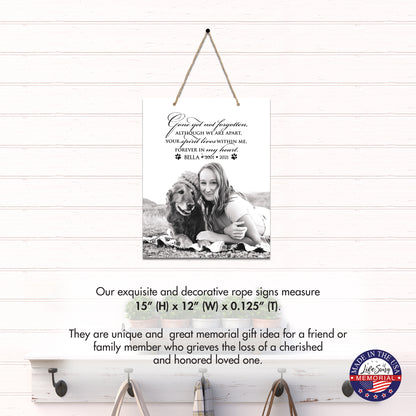 pet memorial plaques with personalized photo