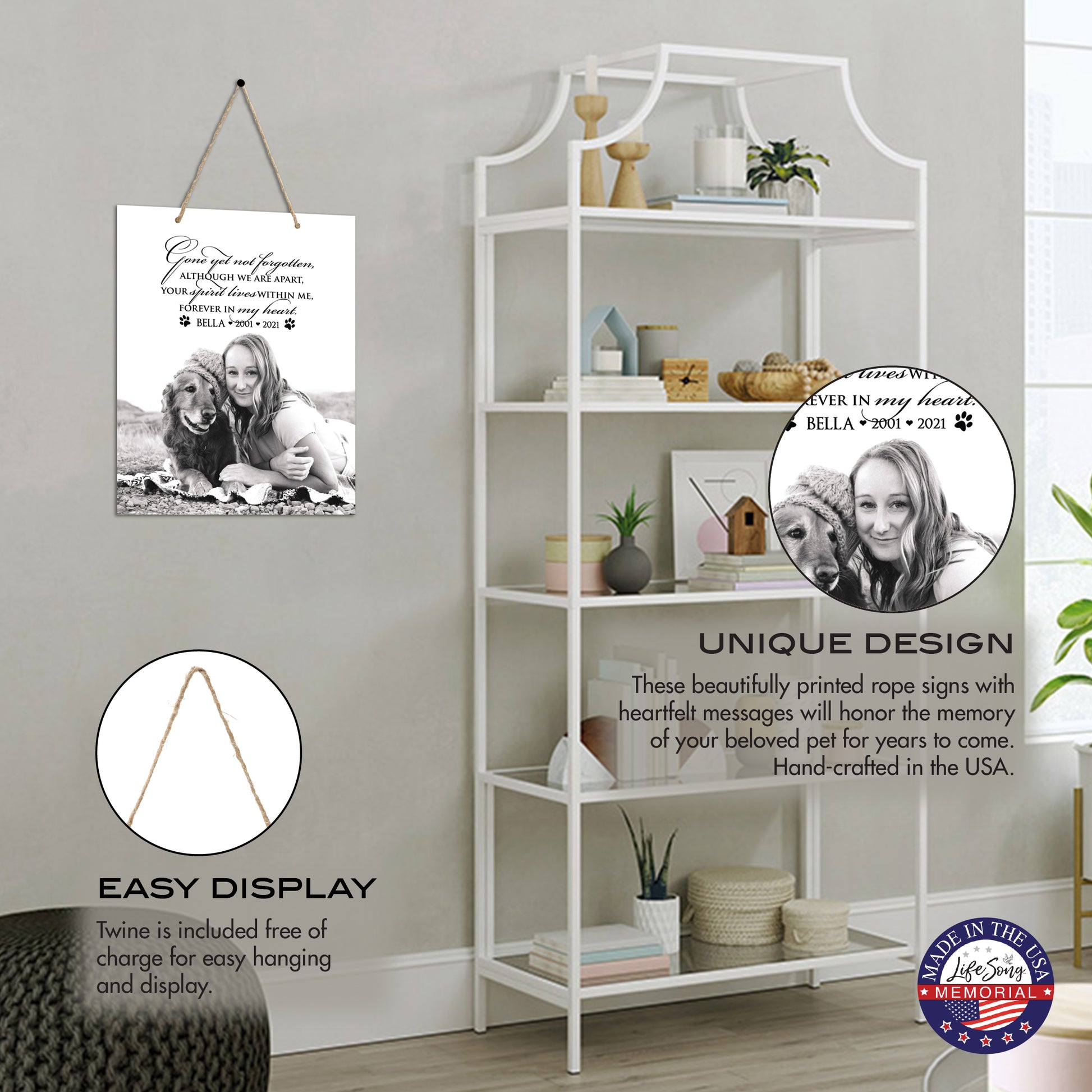 pet memorial plaques with personalized photo