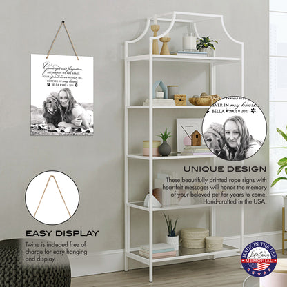 pet memorial plaques with personalized photo