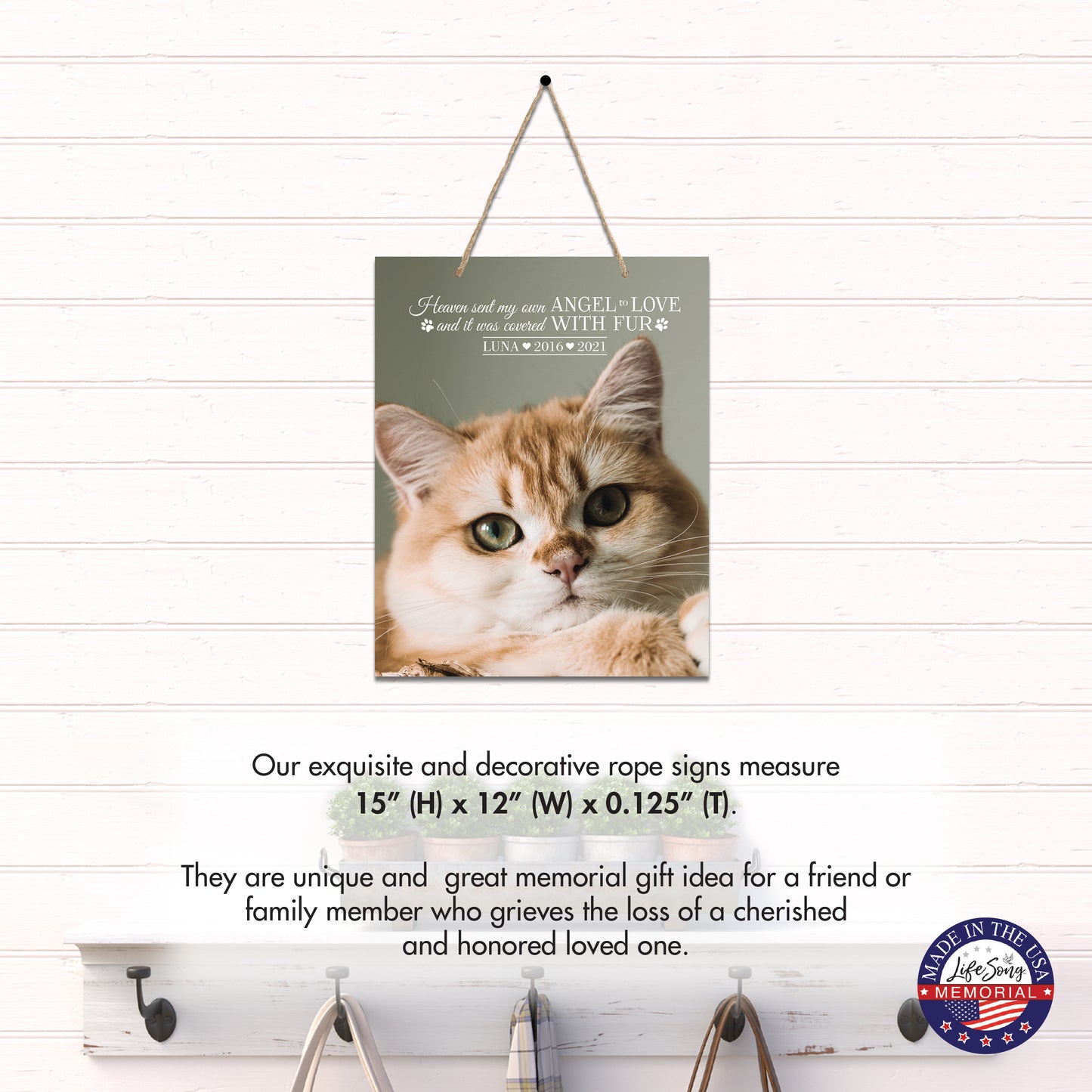 pet memorial plaques with personalized photo