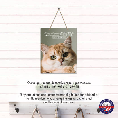 pet memorial plaques with personalized photo