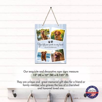 pet memorial plaques with photo