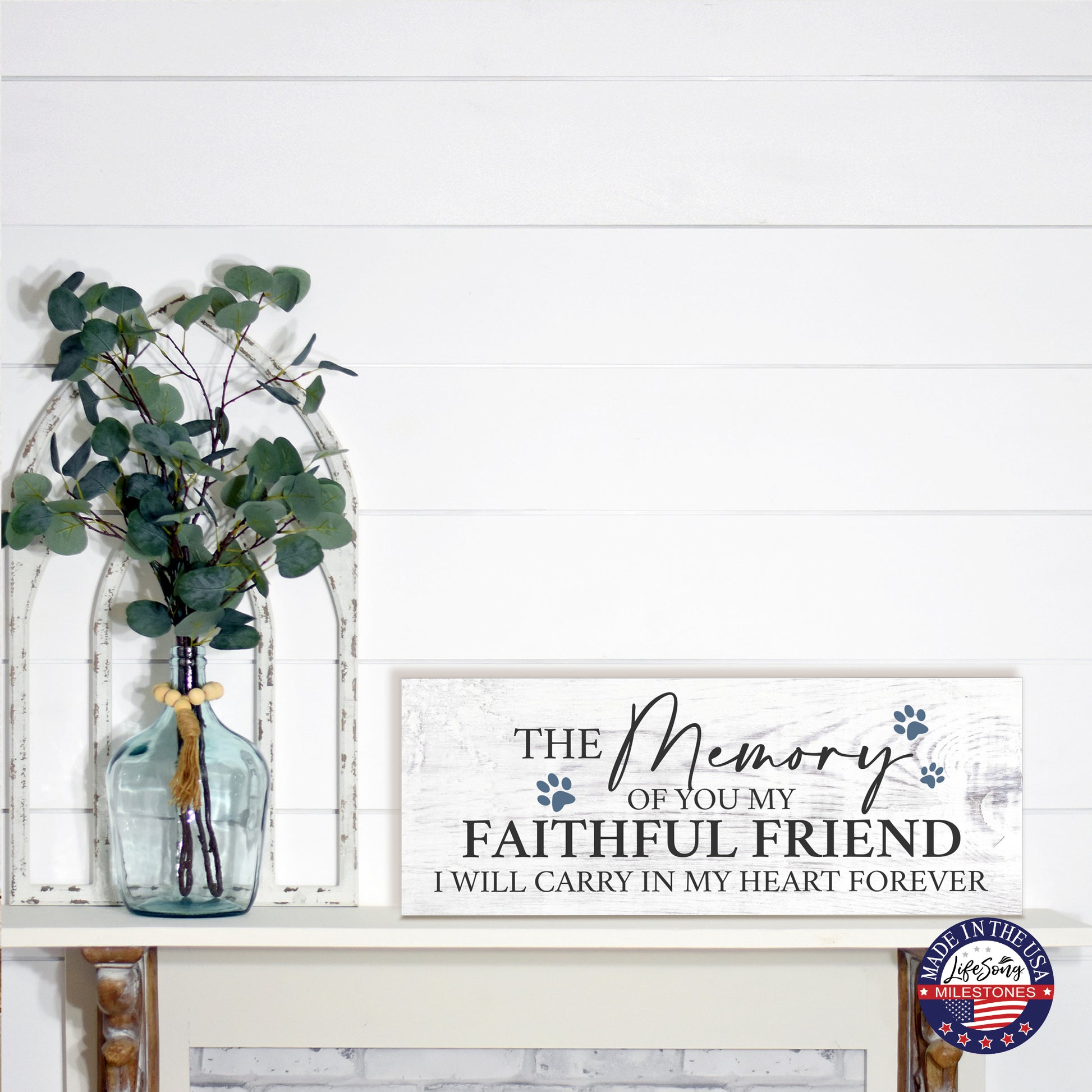 Pet Memorial Decor The Memory Of You Shelf Sitter Gift