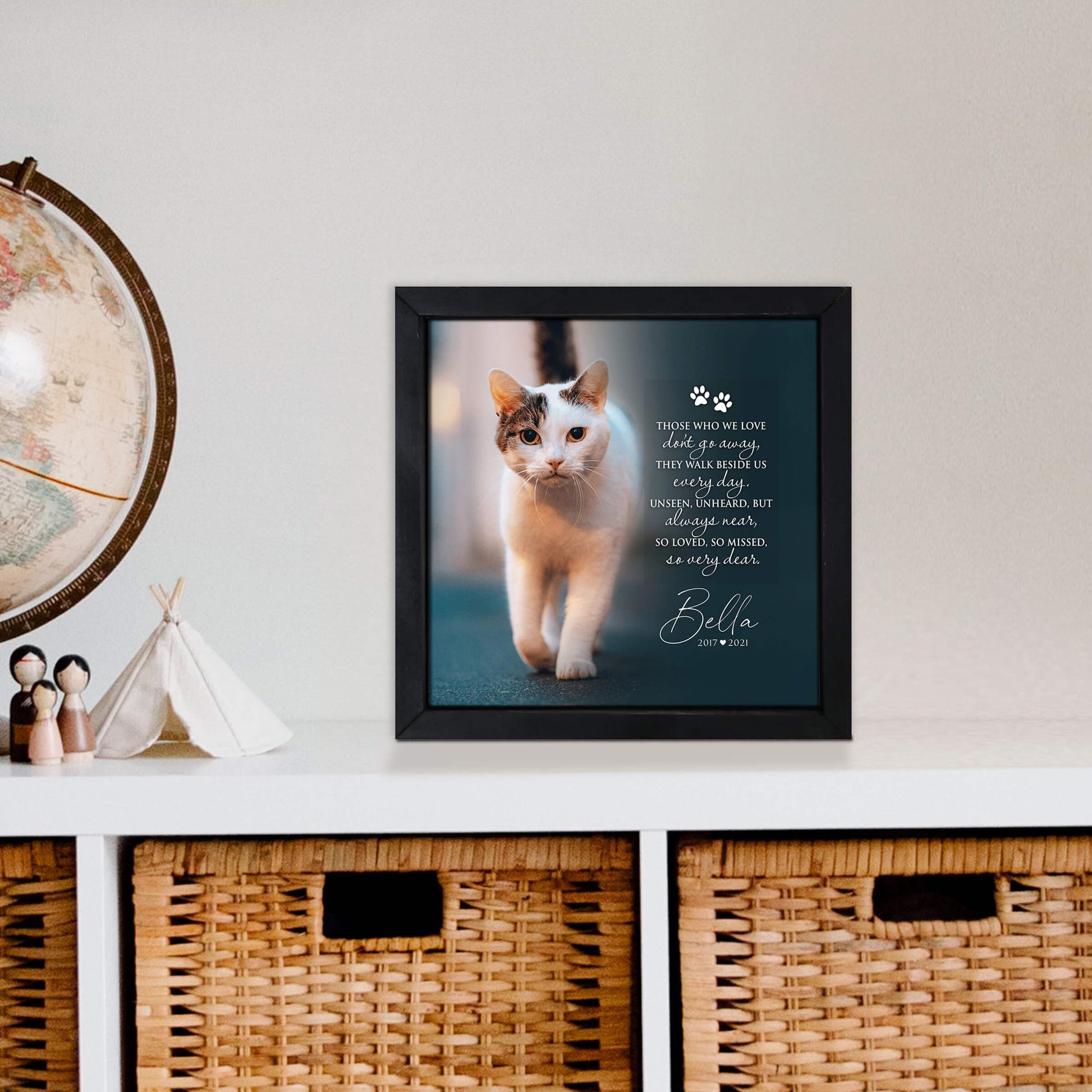 personalized pet framed art sign memorial keepsake for pet lover