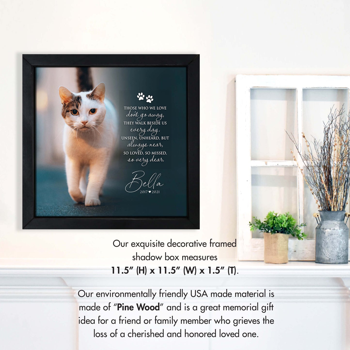 personalized pet framed art sign memorial keepsake for pet lover