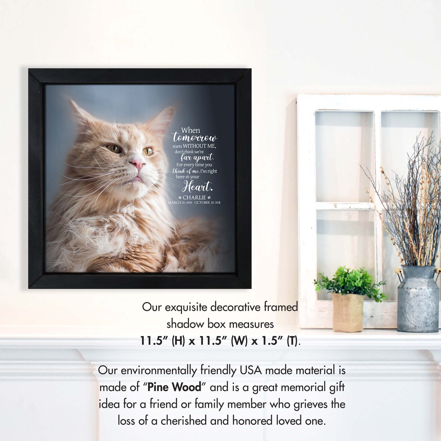 personalized pet framed art sign memorial keepsake for pet lover