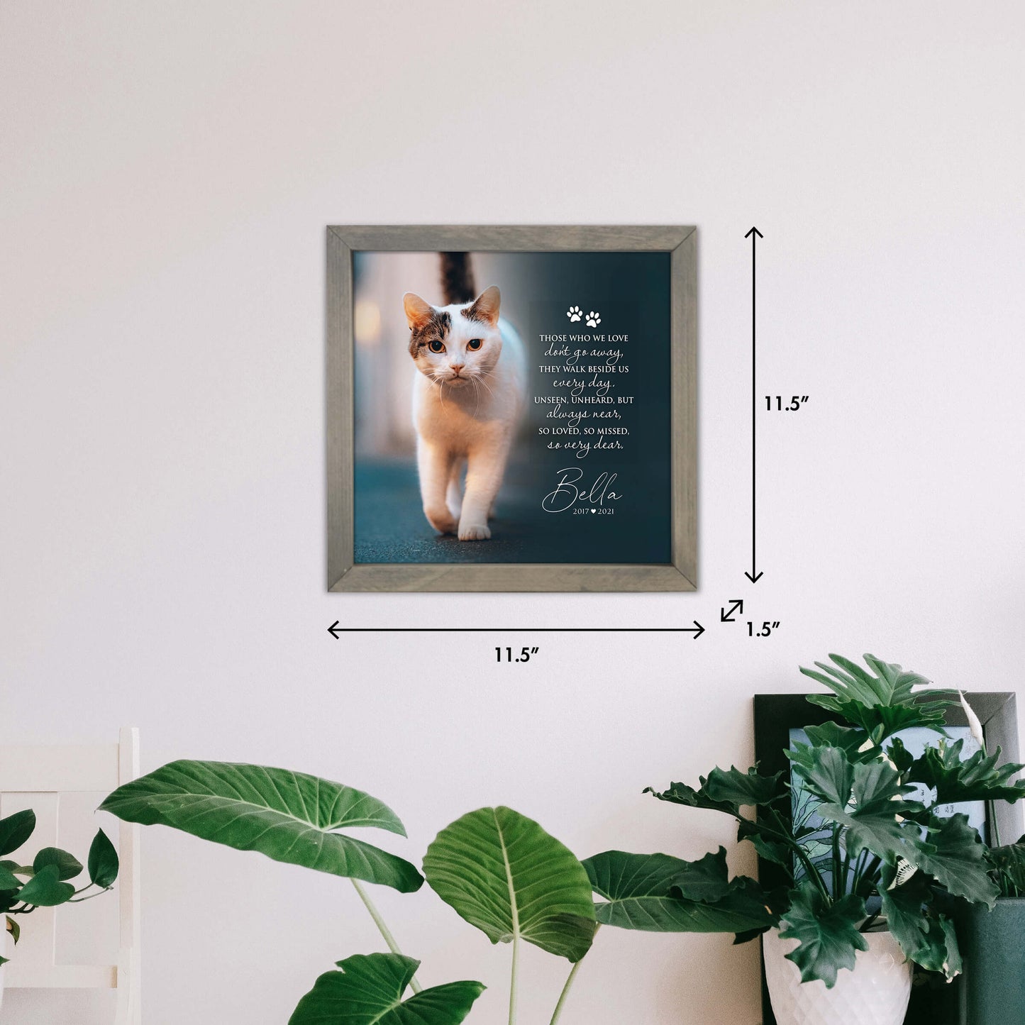 personalized pet framed art sign memorial keepsake for pet lover