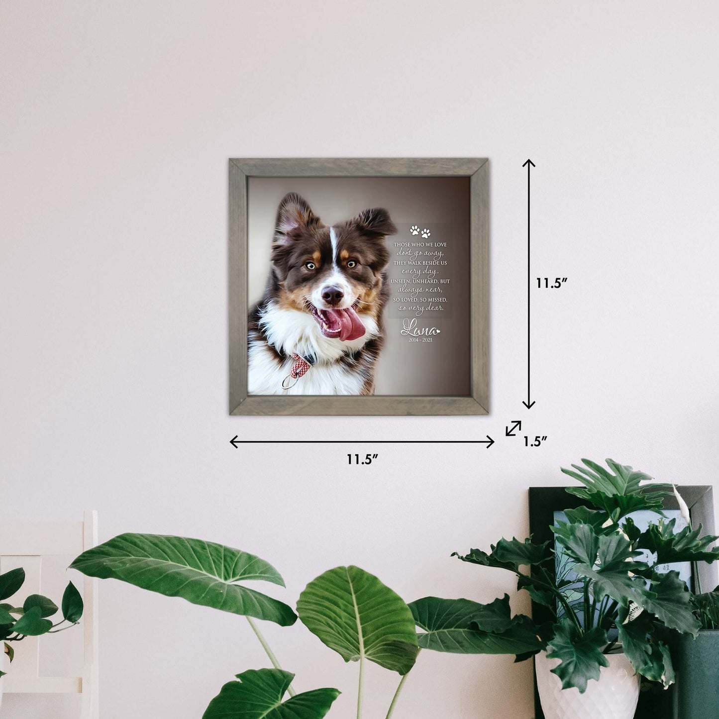 personalized pet framed art sign memorial keepsake for pet lover