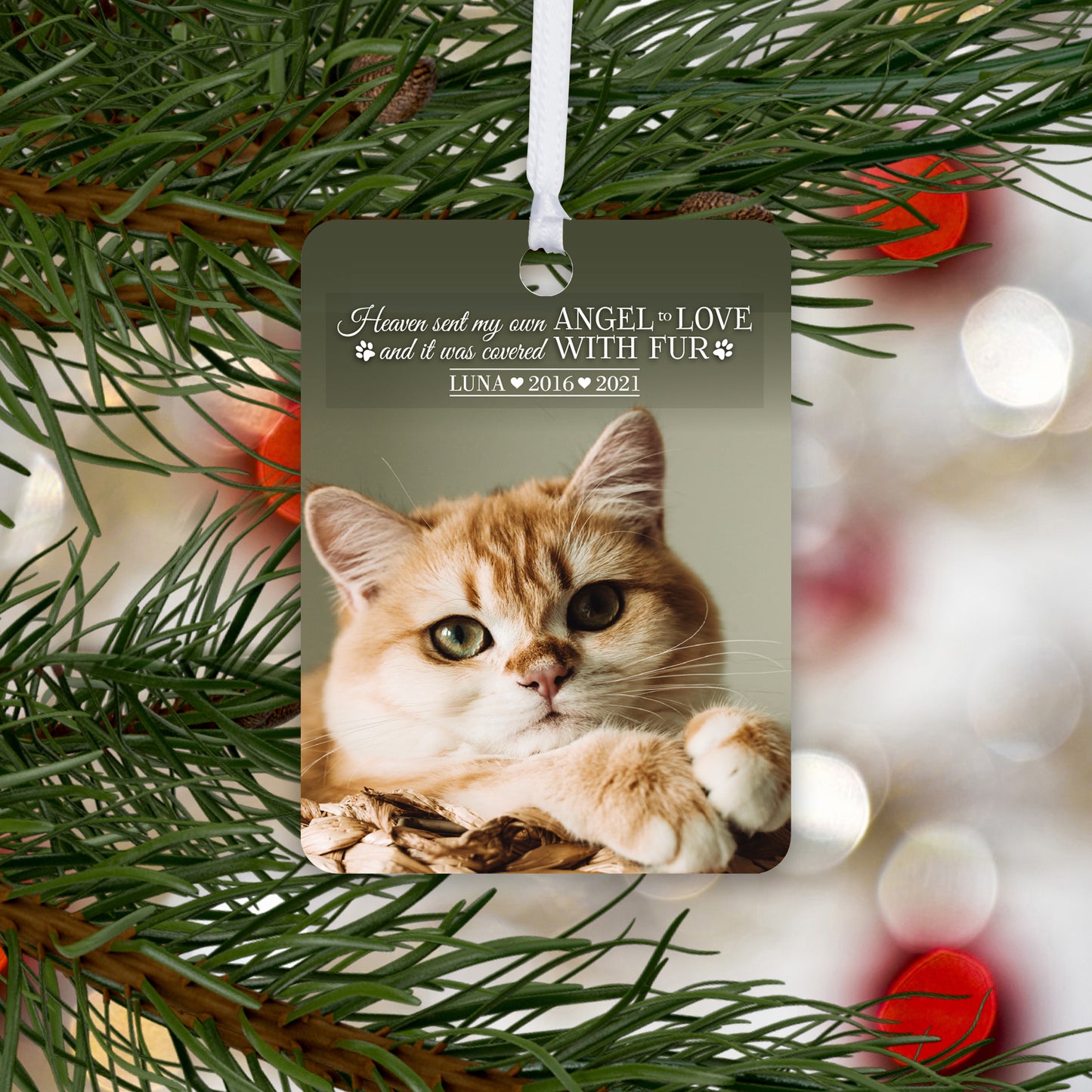 memorial custom pet ornaments small hanging keepsake