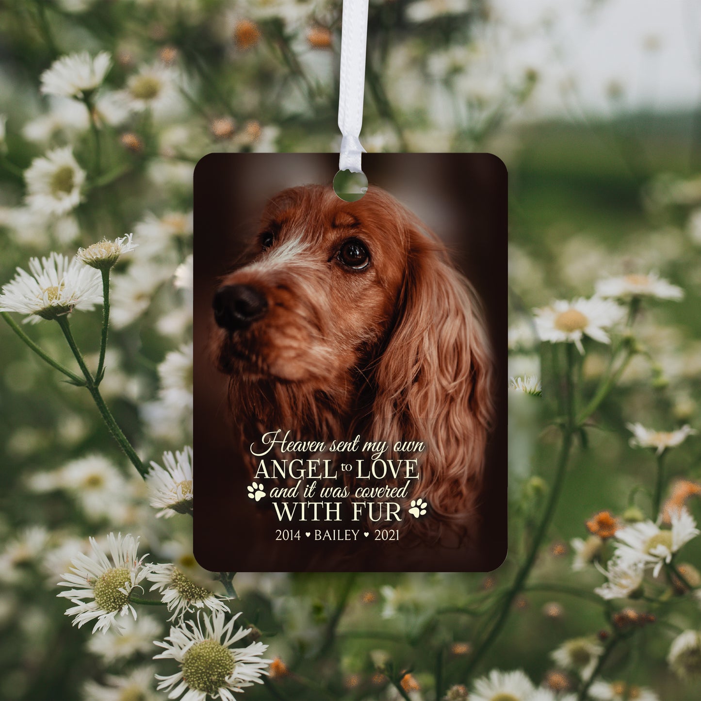 memorial custom pet ornaments small hanging keepsake