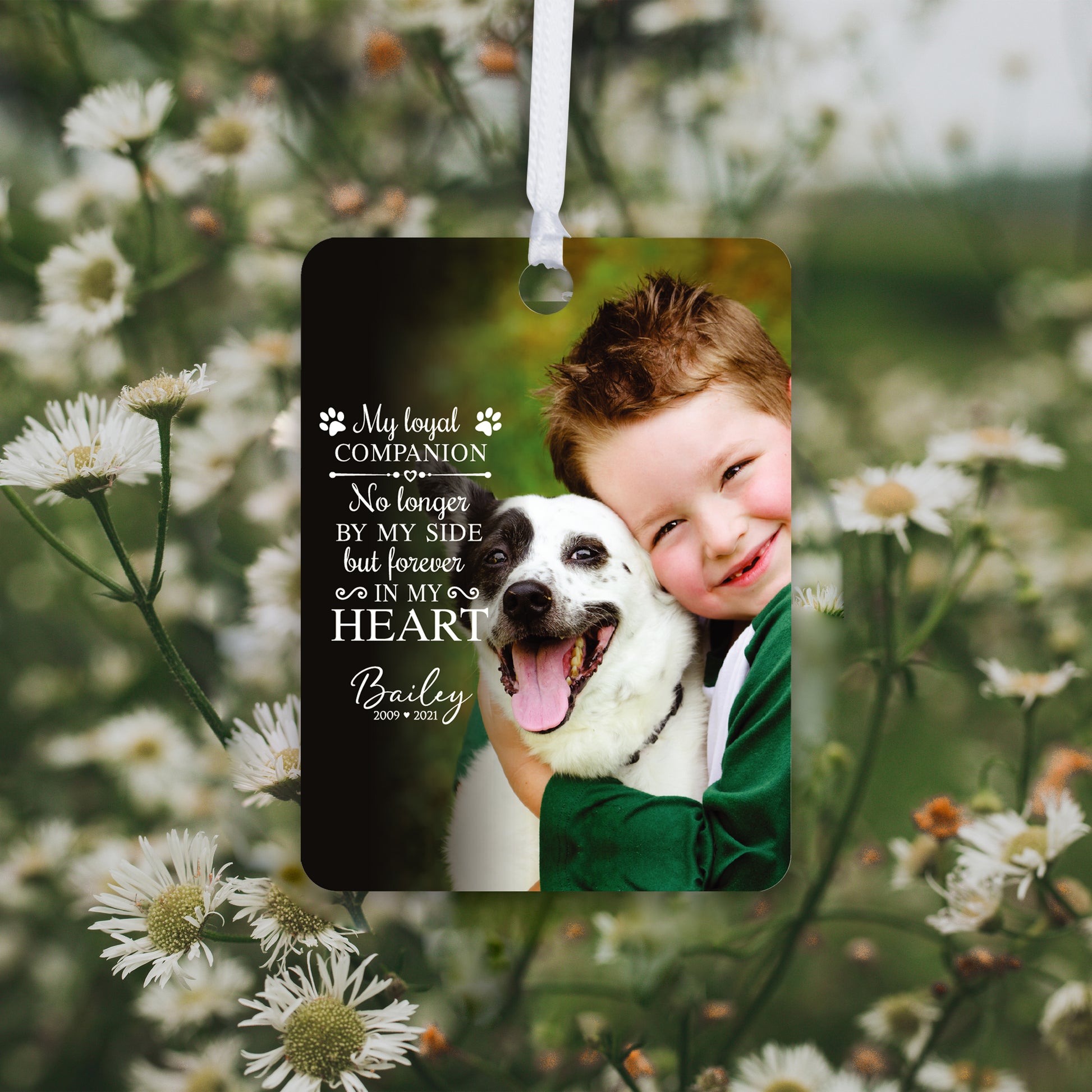 memorial custom pet ornaments small hanging keepsake for pet lover