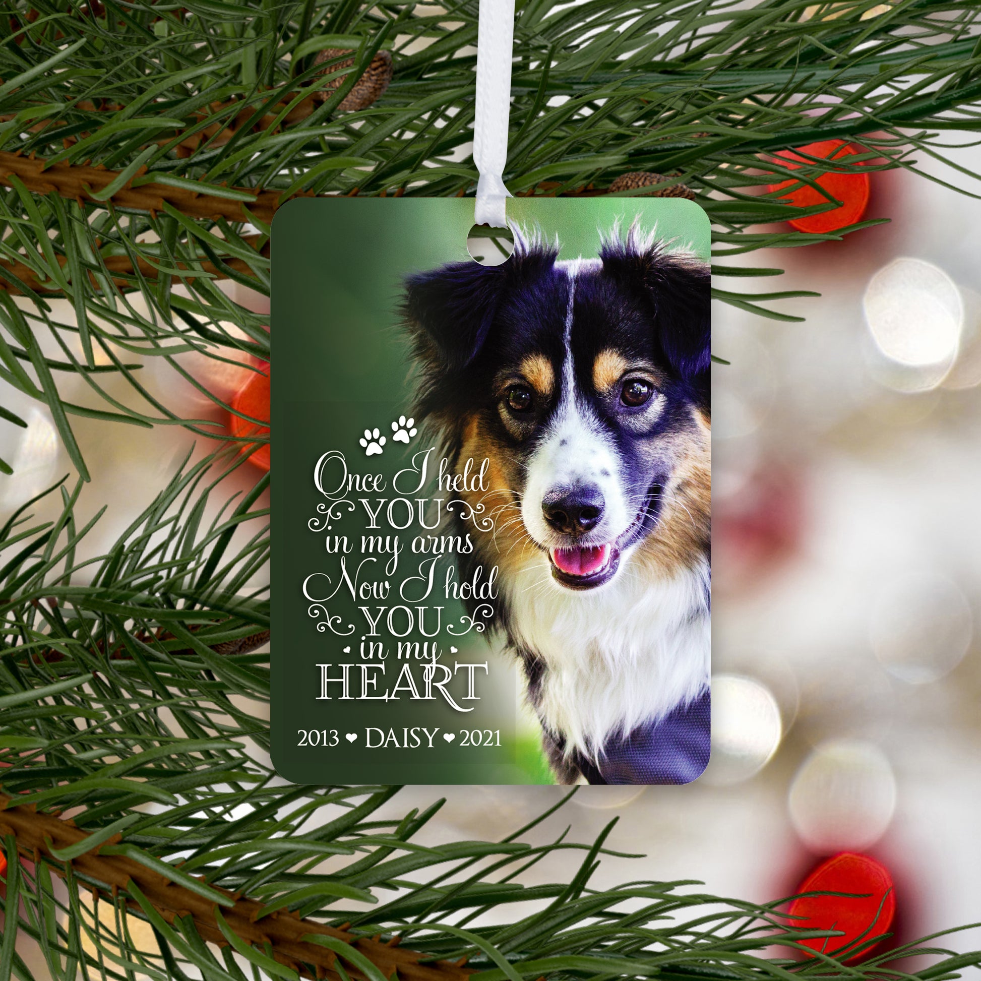 memorial custom pet ornaments small hanging keepsake