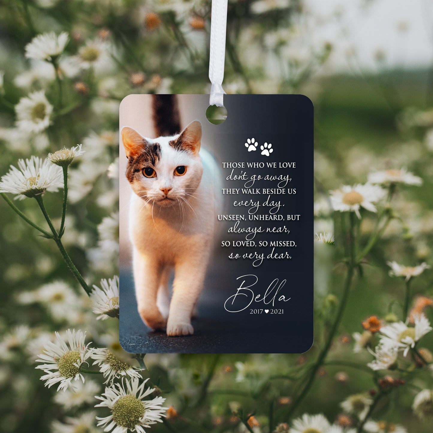 memorial custom pet ornaments small hanging keepsake for pet lover