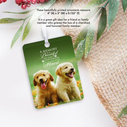 personalized ornaments with pets photo small memorial keepsake