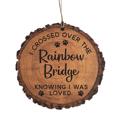 Rainbow Bridge Pet Memorial Ornament| Loss of Pet Dog Cat Bereavement Keepsake