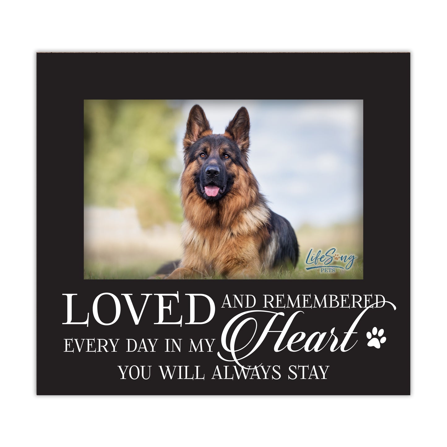 Pet Memorial Picture Frame – Beloved Dog or Cat Memories | Photo Frame Keepsake for Loss of Pet | Pet Remembrance Gift