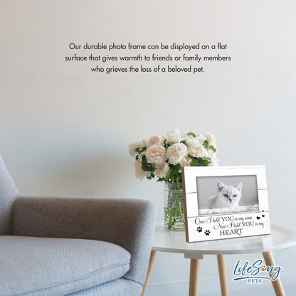 Pet Memorial Picture Frame – Beloved Dog or Cat Memories | Photo Frame Keepsake for Loss of Pet | Pet Remembrance Gift