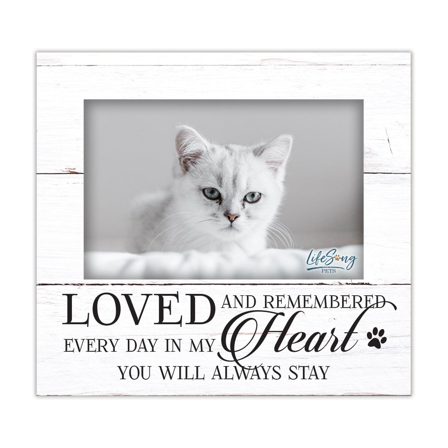 Pet Memorial Picture Frame – Beloved Dog or Cat Memories | Photo Frame Keepsake for Loss of Pet | Pet Remembrance Gift