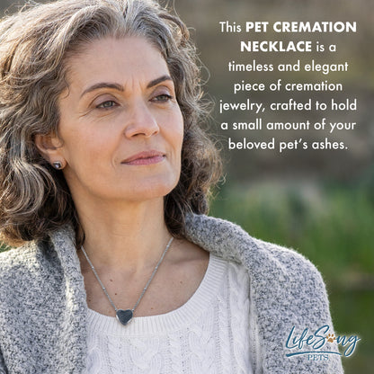 Custom Pet Memorial Urn Necklace – Keepsake Cremation Jewelry for Dogs & Cats