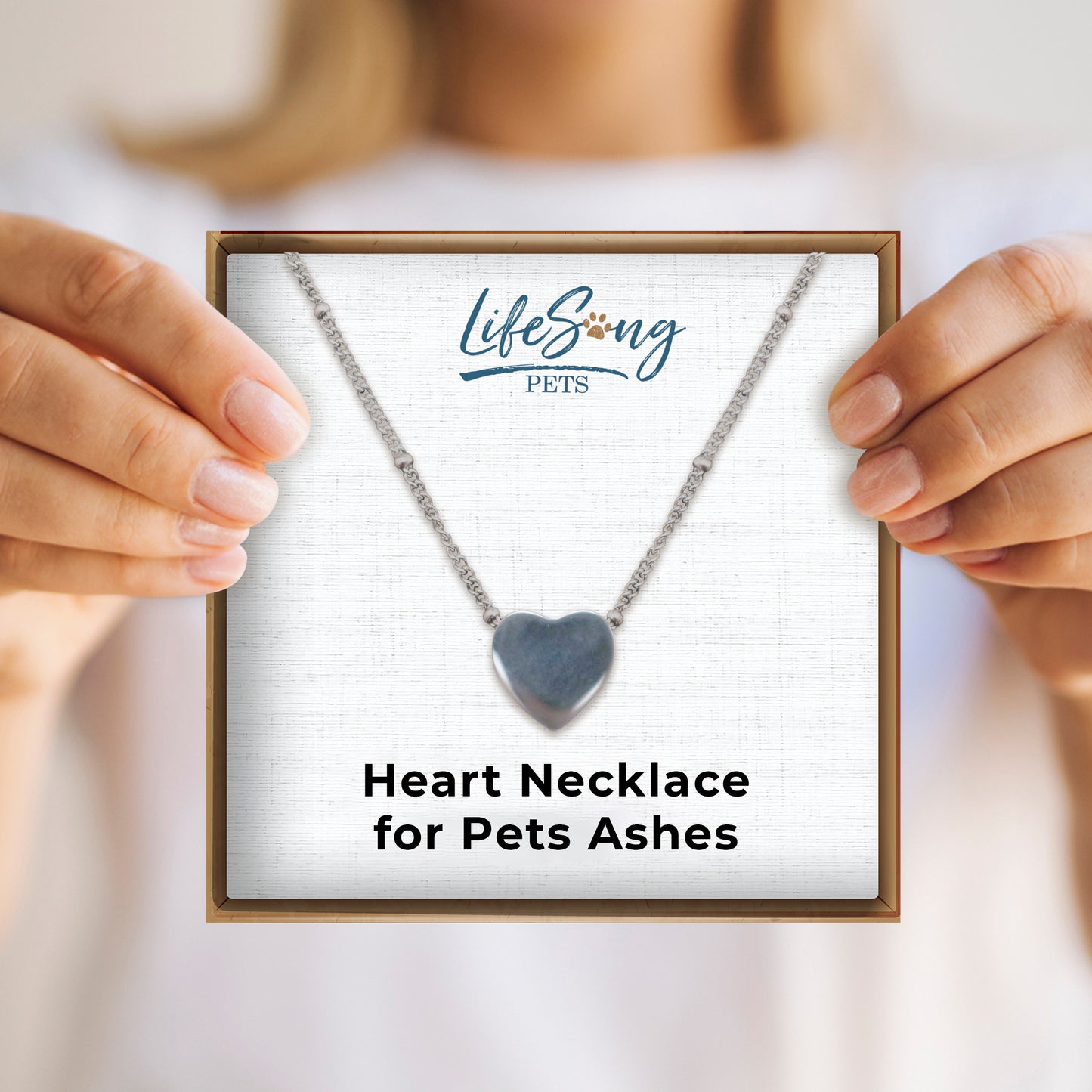 Custom Pet Memorial Urn Necklace – Keepsake Cremation Jewelry for Dogs & Cats