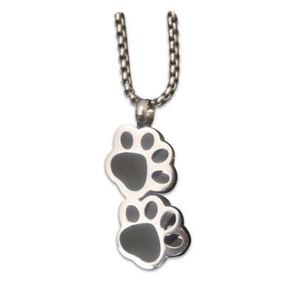 Personalized Pet Memorial Necklace – Stainless Steel Pet Loss Jewelry Keepsake | Dog & Cat Memorial Necklace