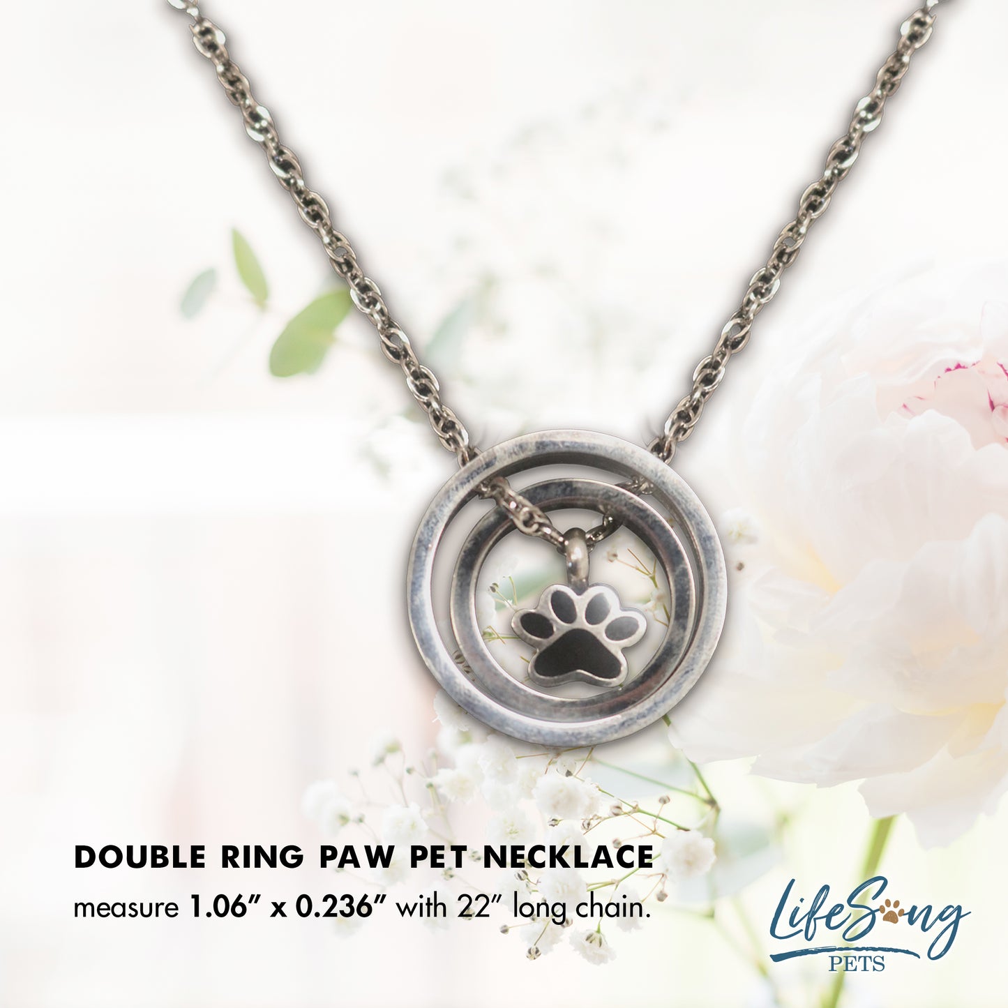 Custom Pet Memorial Urn Necklace – Keepsake Cremation Jewelry for Dogs & Cats